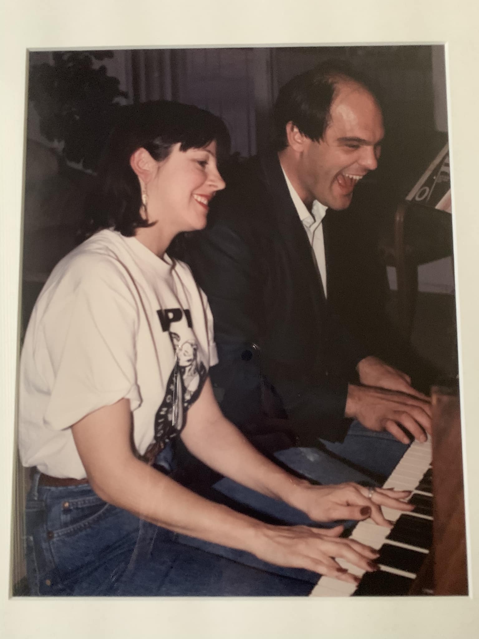 John Kuhlman and Jackee Frink at Piano